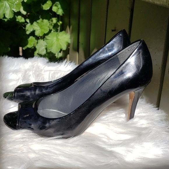 Stuart Weitzman Pump Peep Toe Patent Leather - Picture 4 of 6